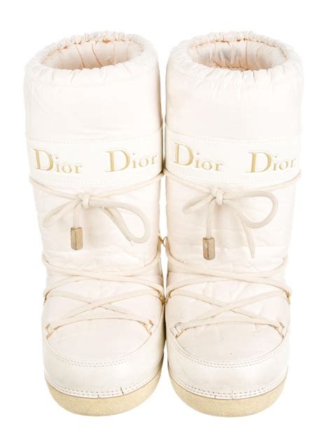 christian dior moon boots white|christian dior boots outlet.